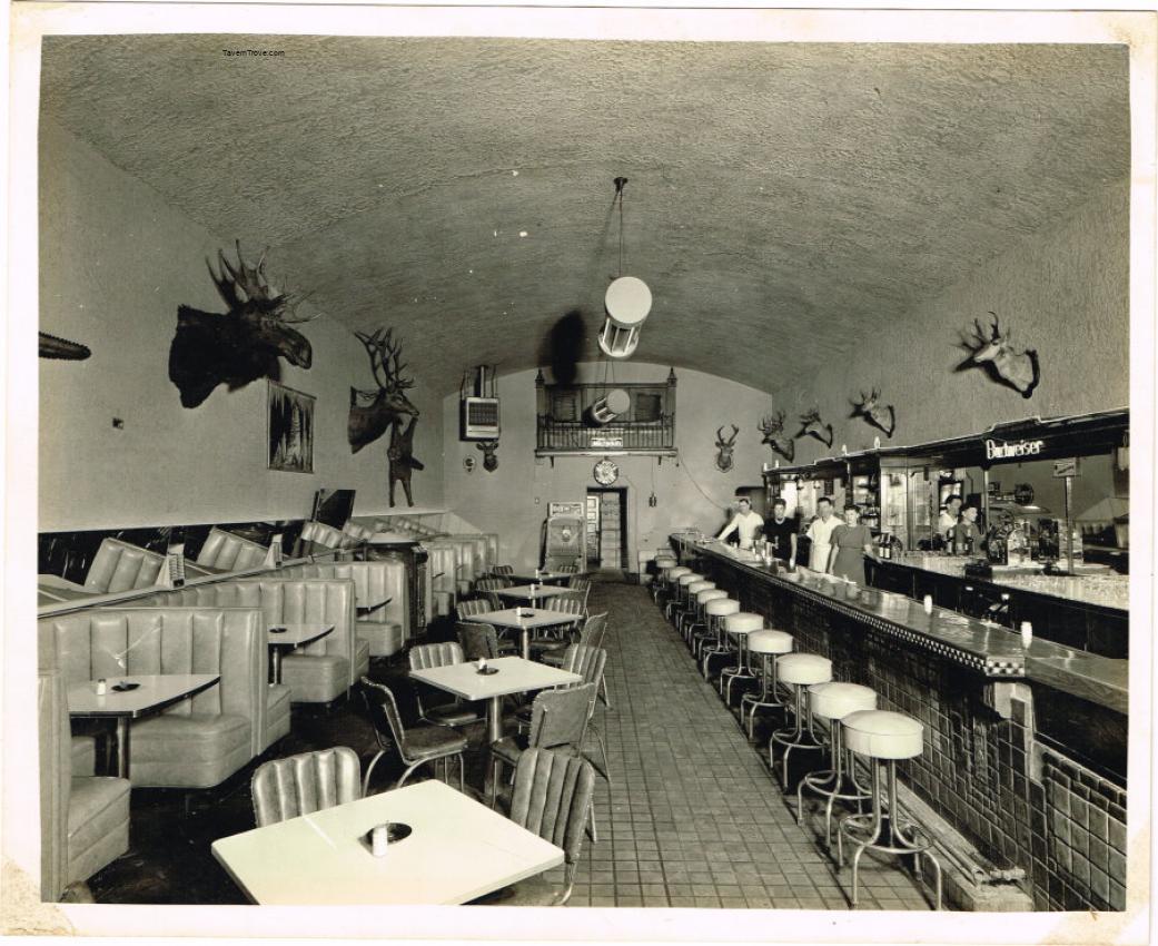 Tavern Interior Budweiser & Michelob Neons, Hamm's ROG