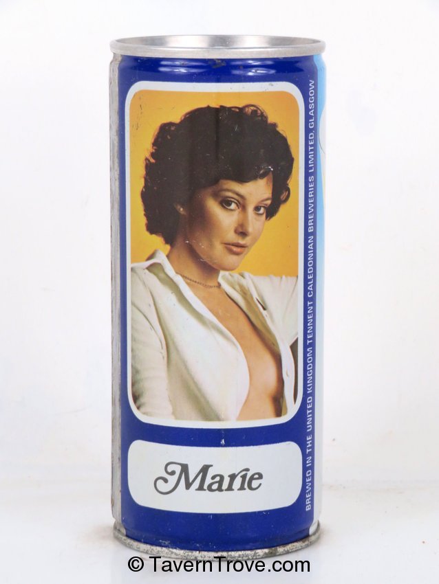 Tennent's Lager Beer (Marie, Staring Down The Camera)