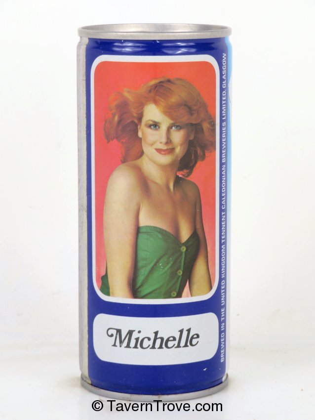 Tennent's Lager Beer (Michelle with green)