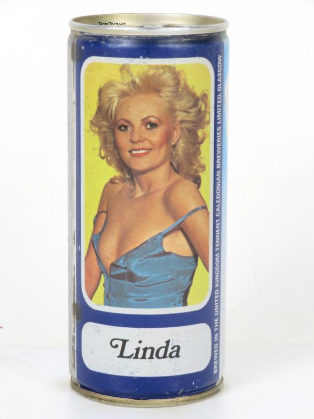 Tennent's Lager Beer (Linda in blue) No UPC Code