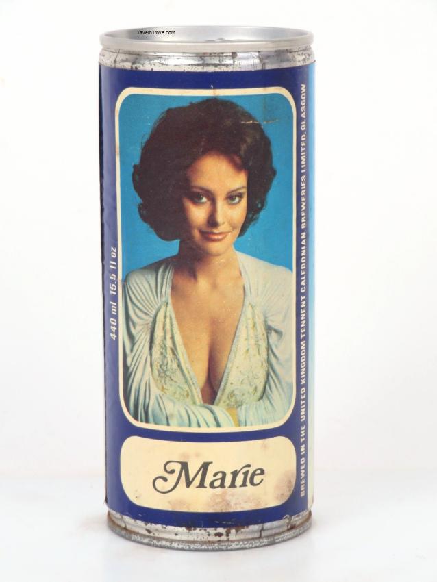 Tennent's Lager Beer Paper Label (Marie, Confident)