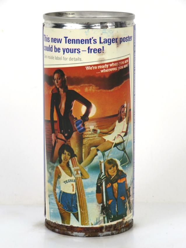 Tennent's Poster Promo Can