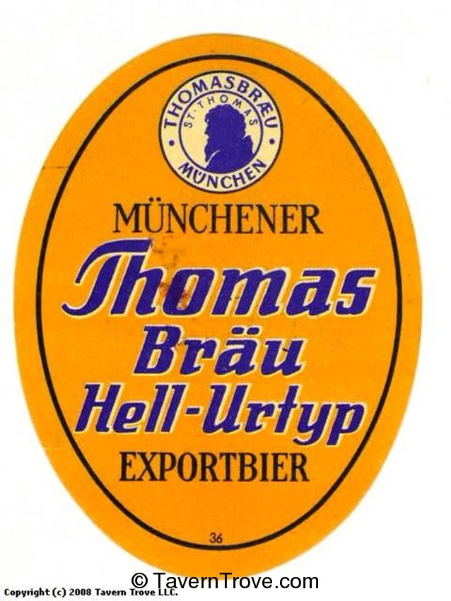 Thomas Bräu Hell-Urtyp Exportbier