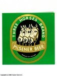 Three Horses Pilsener Lager Beer