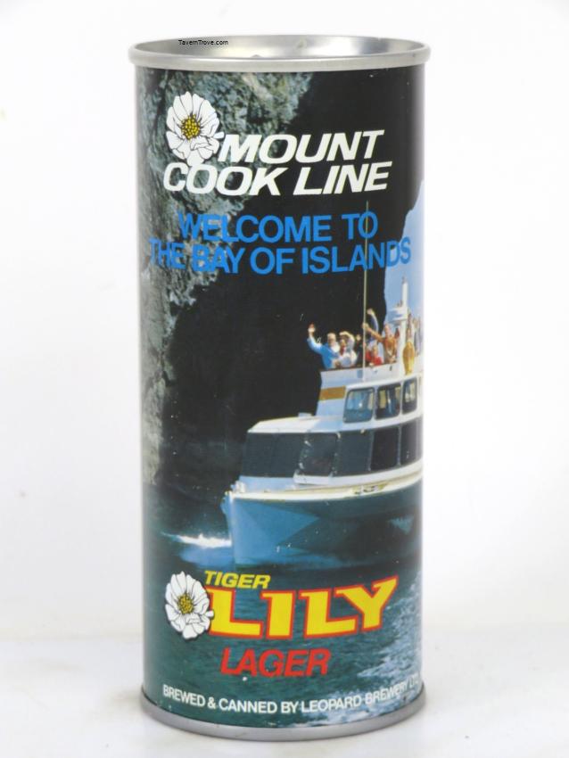 Tiger Lily Lager Beer Mount Cook Line