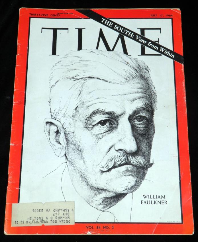 Time Magazine William Faulkner Cover