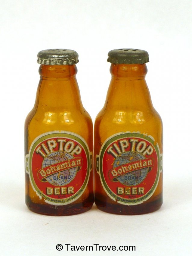 Tip Top Bohemian Beer s&p set