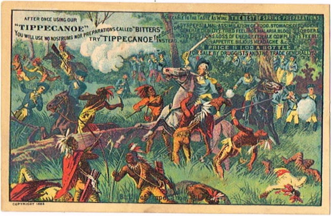 Tippecanoe Bitters Indian War