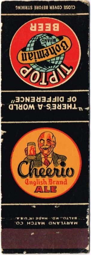 TipTop Beer/Cheerio Ale (Roller Derby Ticket)