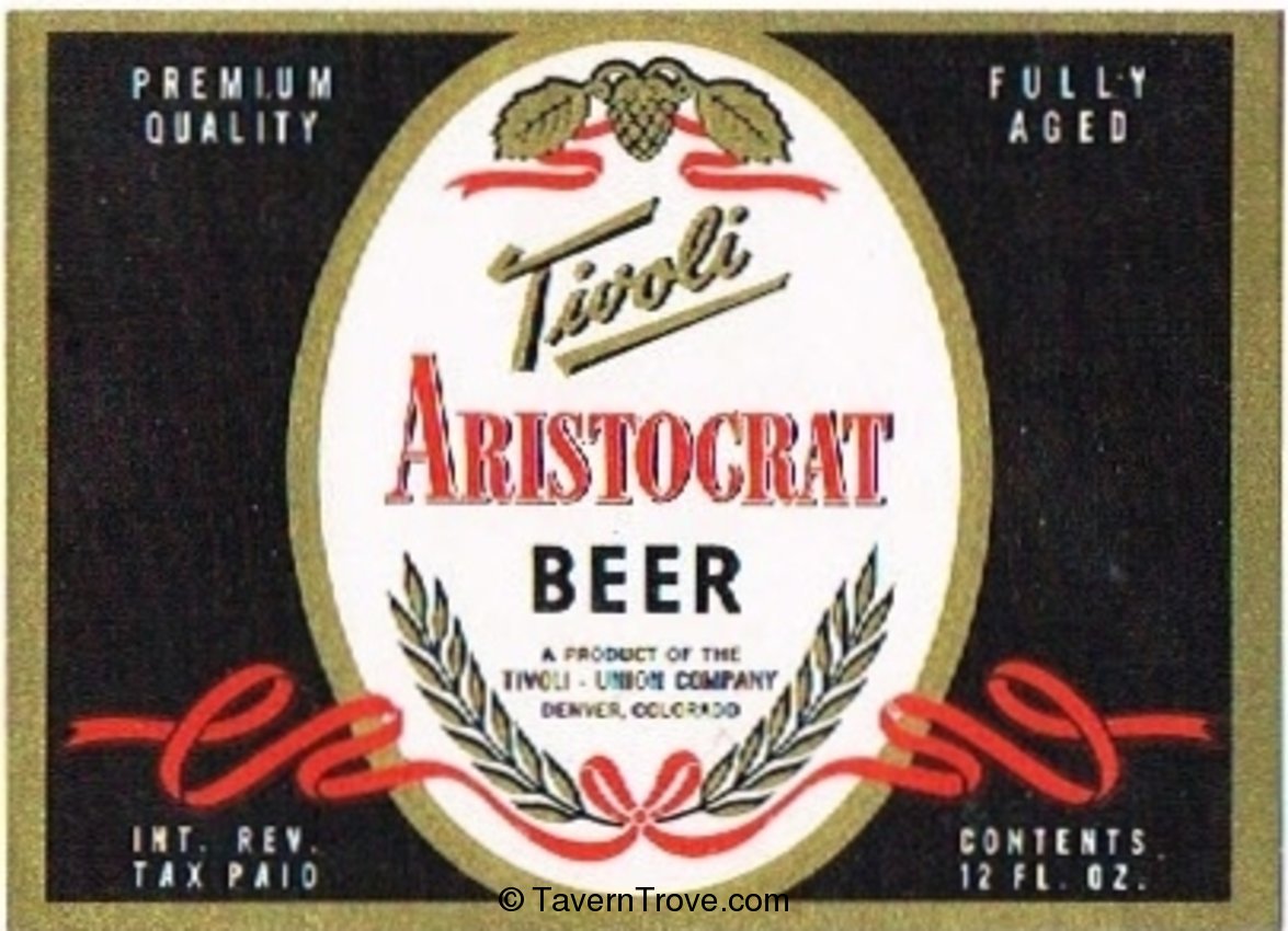 Tivoli Artistocrat Beer 