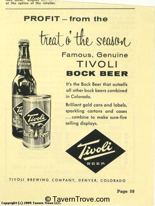 Tivoli Bock Beer