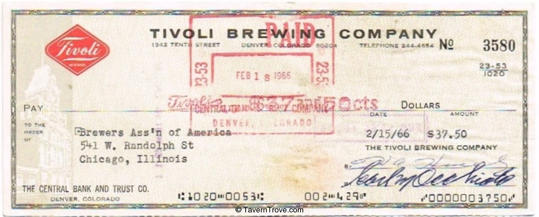 Tivoli Brewing Co.