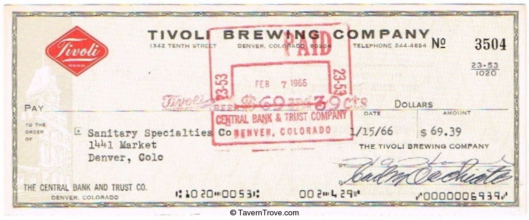 Tivoli Brewing Co.