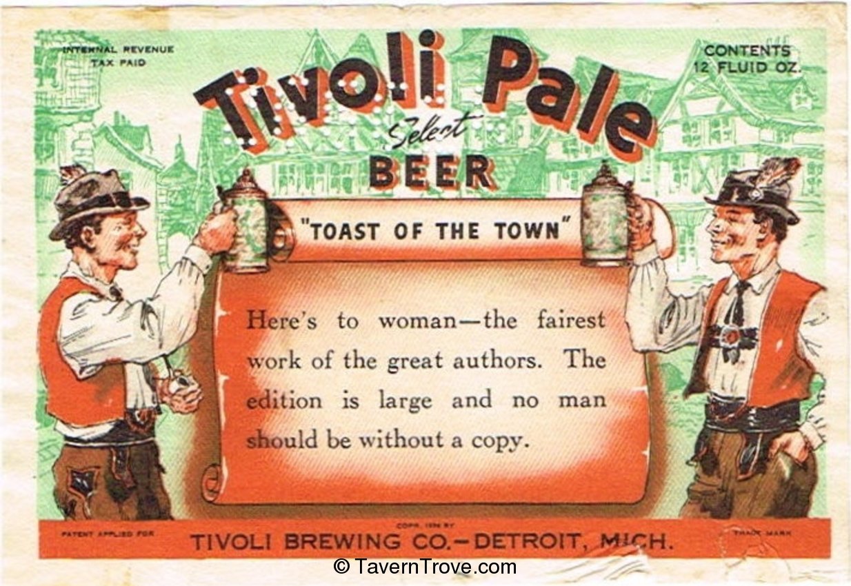 Tivoli Pale Beer 