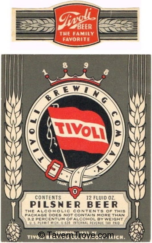 Tivoli Pilsner Beer