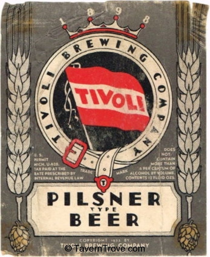 Tivoli Pilsner Beer