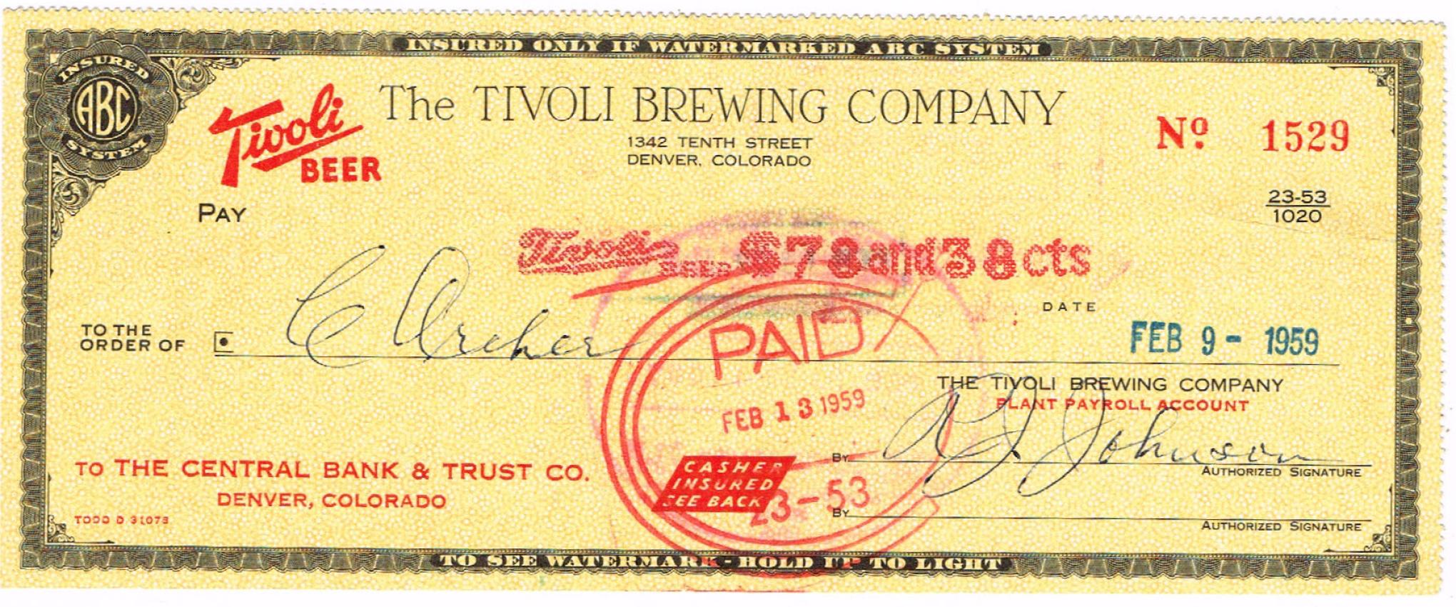 Tivoli Brewing Co.
