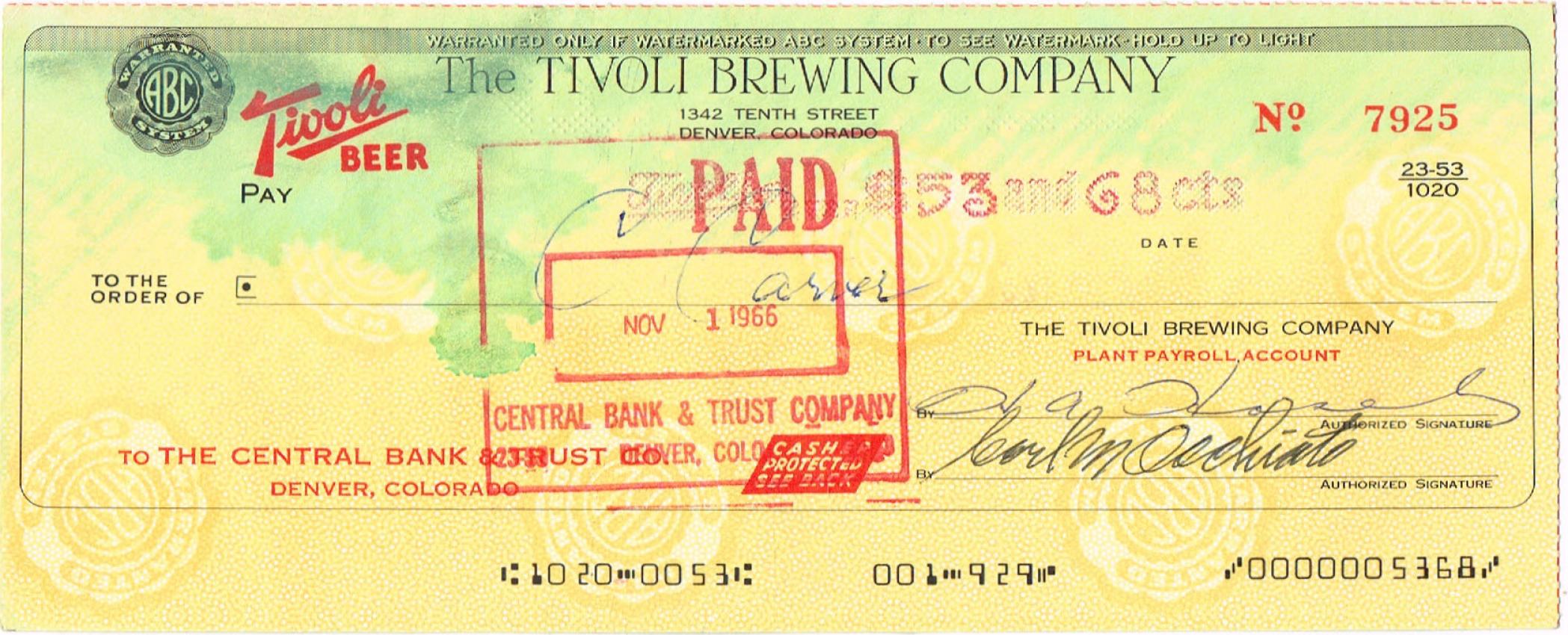 Tivoli Brewing Co.