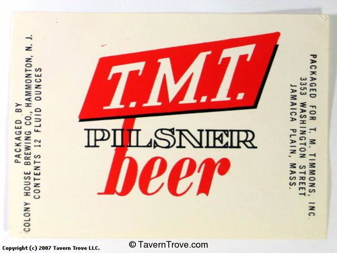 T.M.T. Pilsner Beer