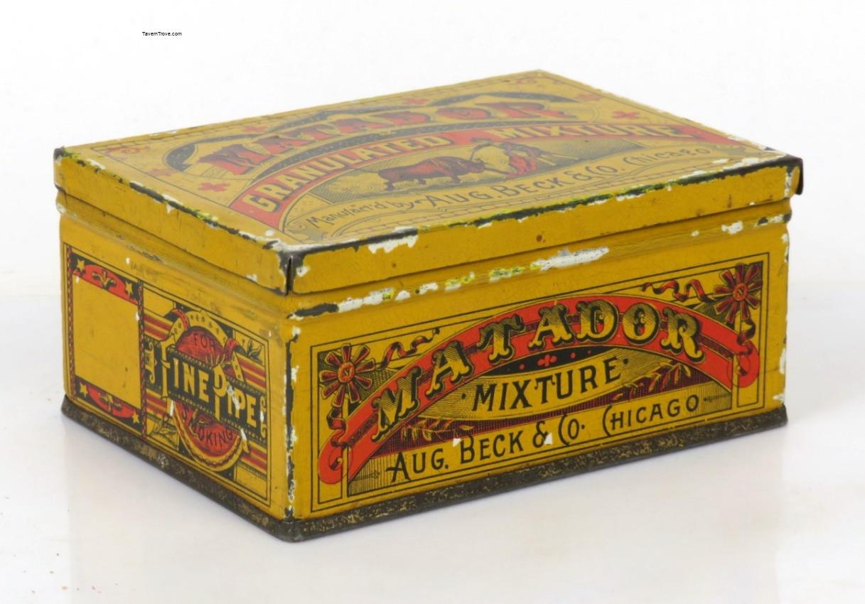 Tobacco Matador Fine Pipe Mixture August Beck Chicago Illinois