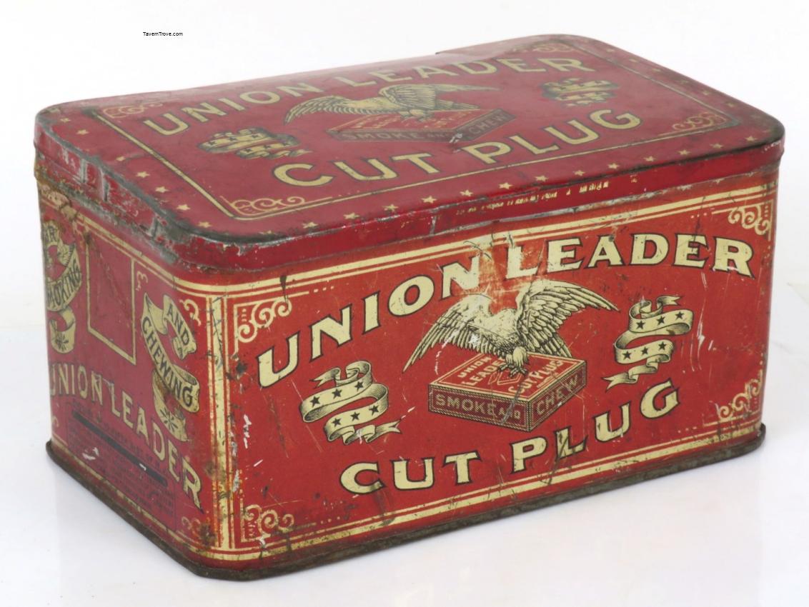 Tobacco Union Leader Cut Plug Tin