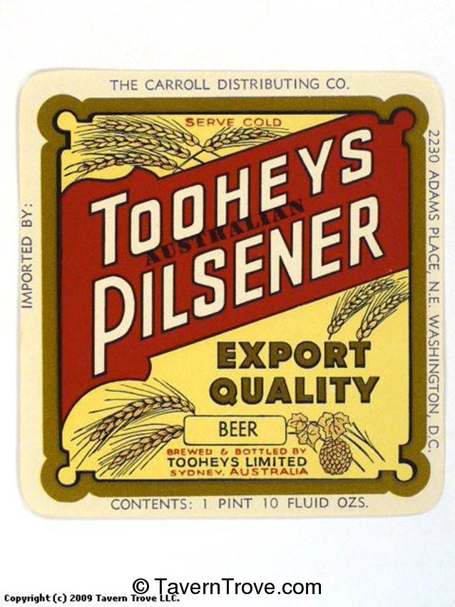 Tooheys Australian Pilsener