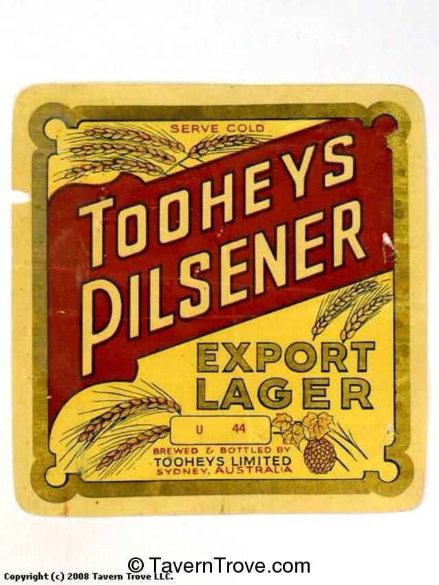 Tooheys Pilsener Export Lager