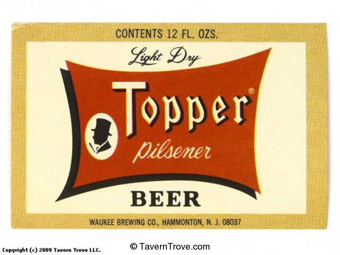 Topper Pilsener Beer