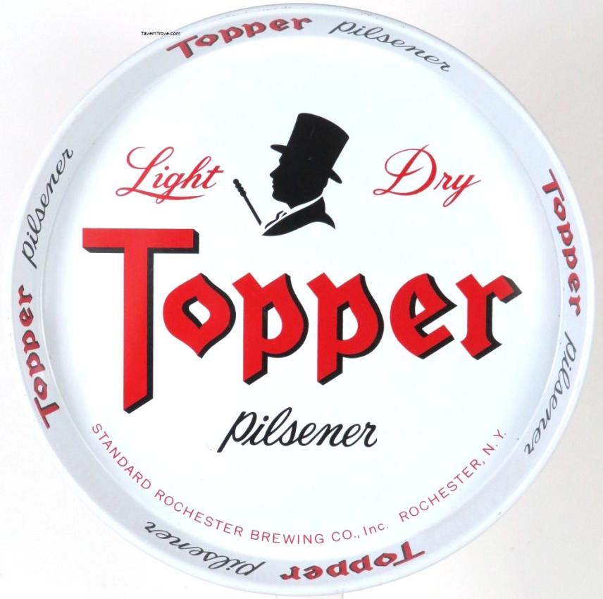Topper Pilsener Beer (Large Rim Text)
