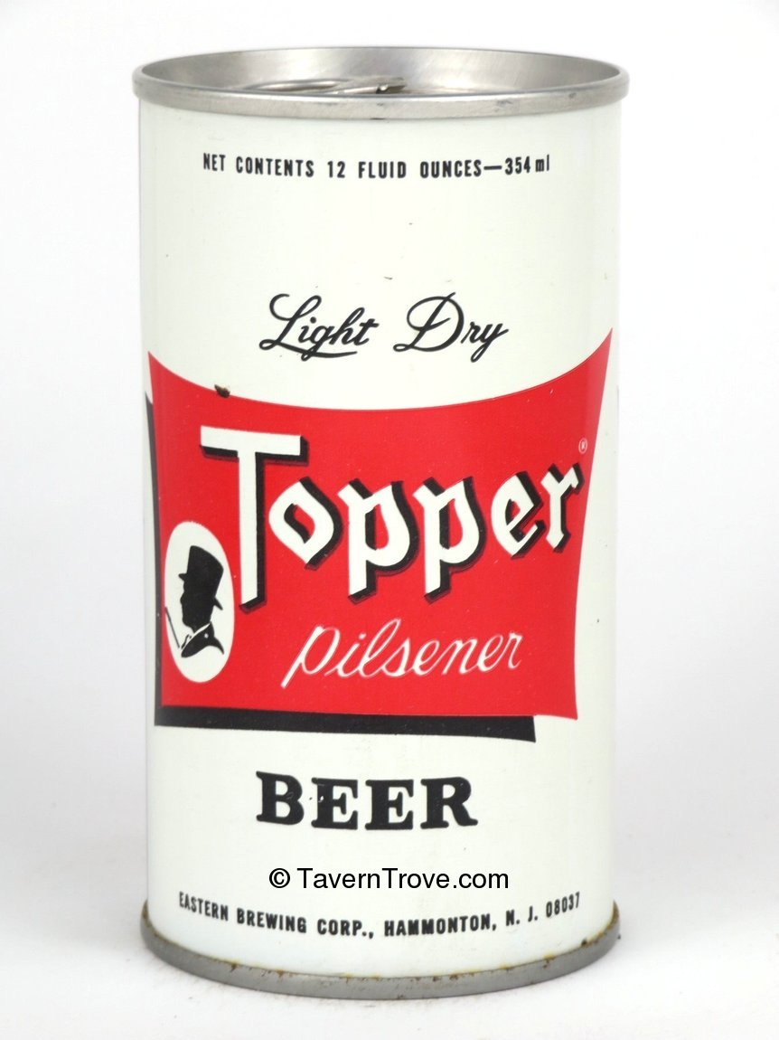 Item 49697 1972 Topper Pilsner Beer Tab Top Can T13027v