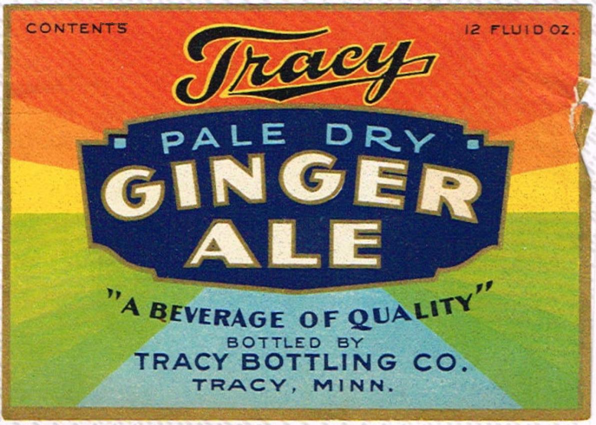 Tracy Ginger Ale 12oz Tracy Minnesota
