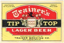 Trainer's Tip Top Lager Beer