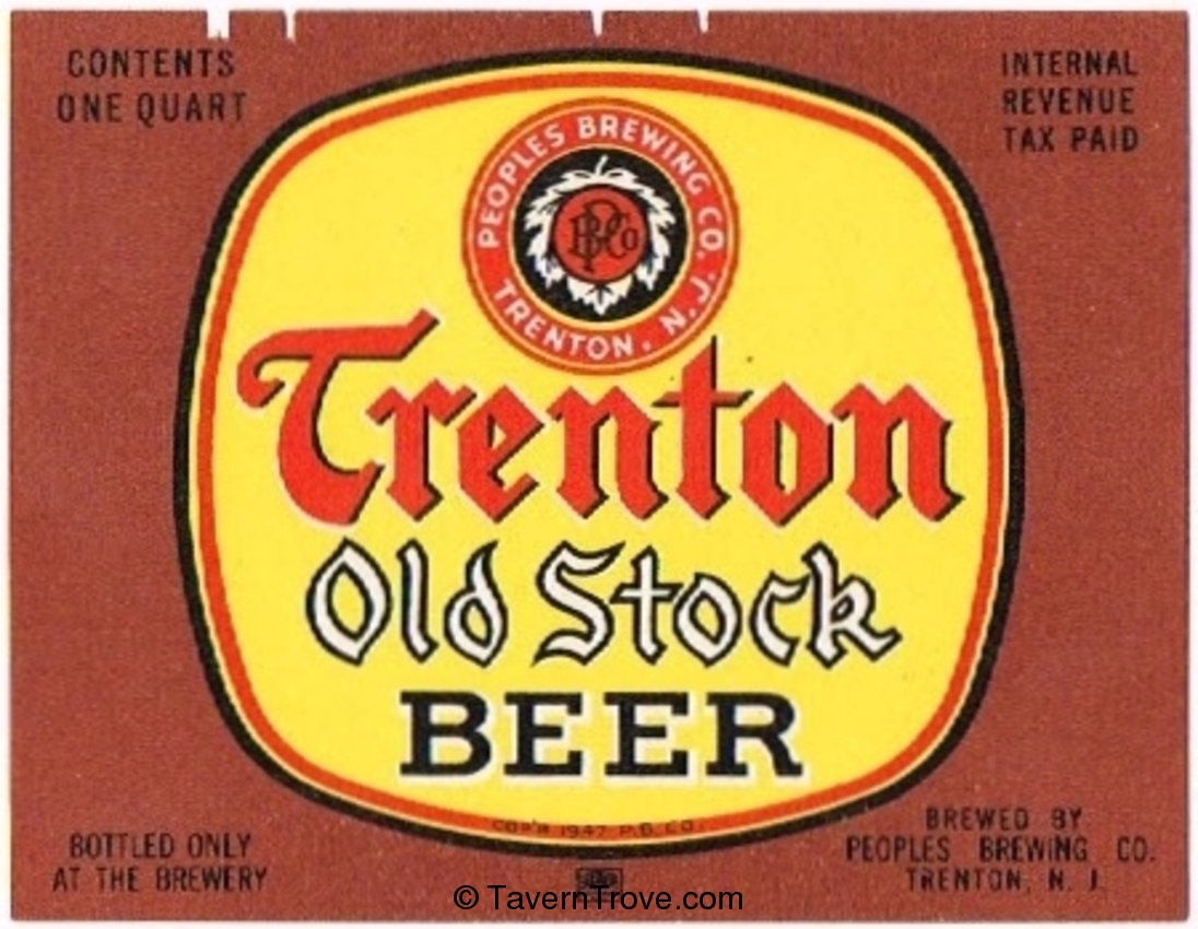 Trenton Old Stock Beer 