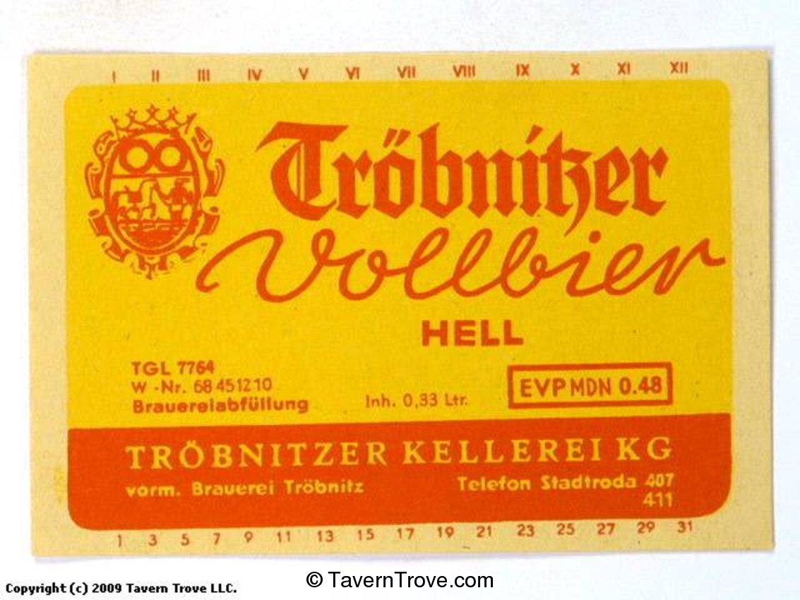 Tröbnitzer Vollbier