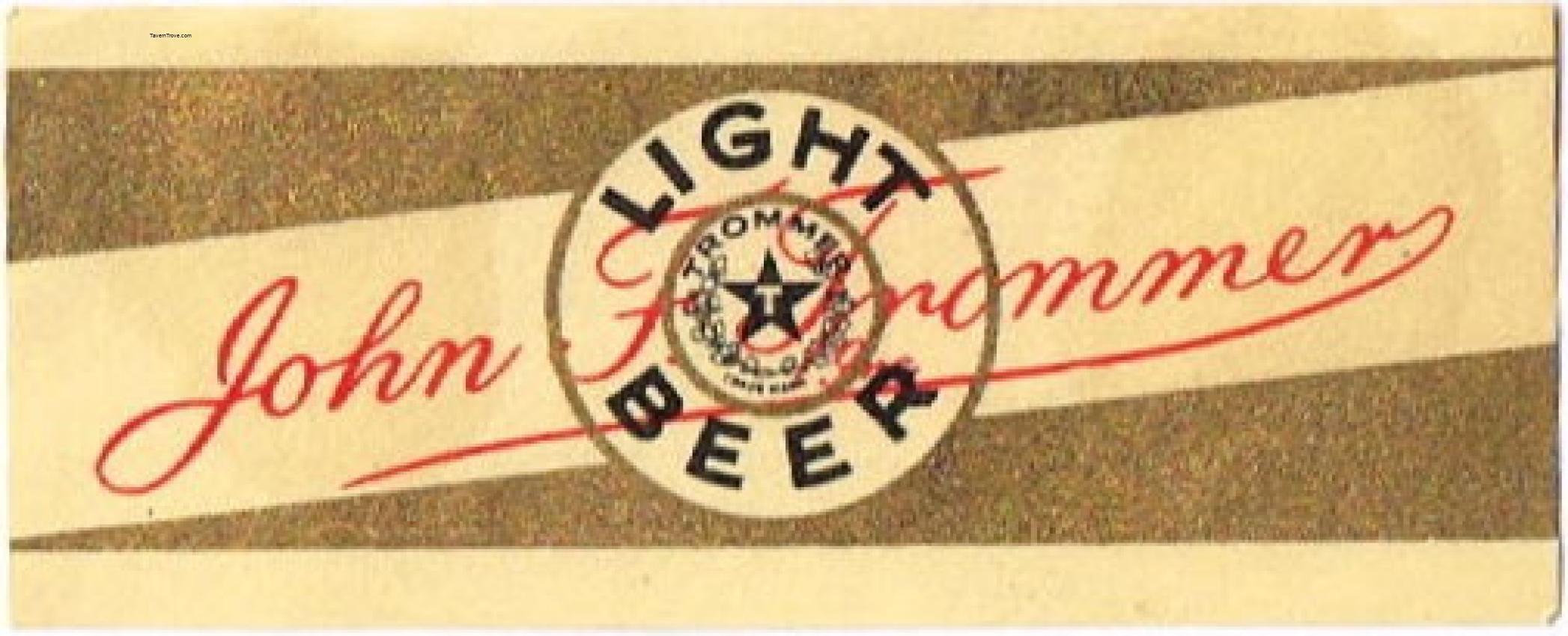 Trommer's Light Beer (Neck Label)