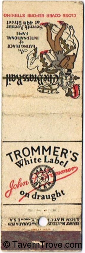 Trommer's White Label Beer