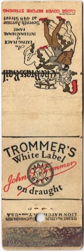 Trommer's White Label Beer