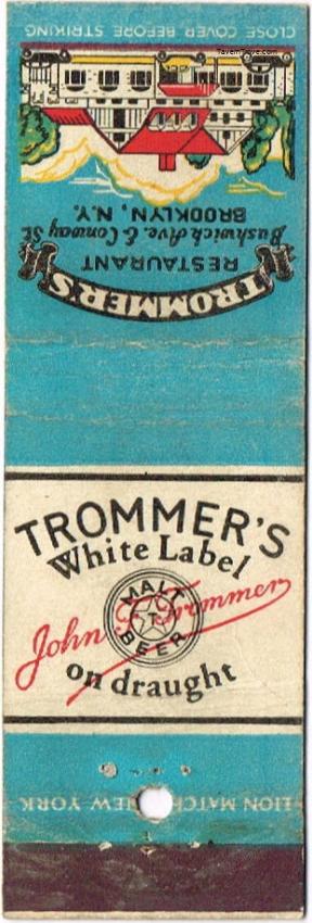 Trommer's White Label Beer