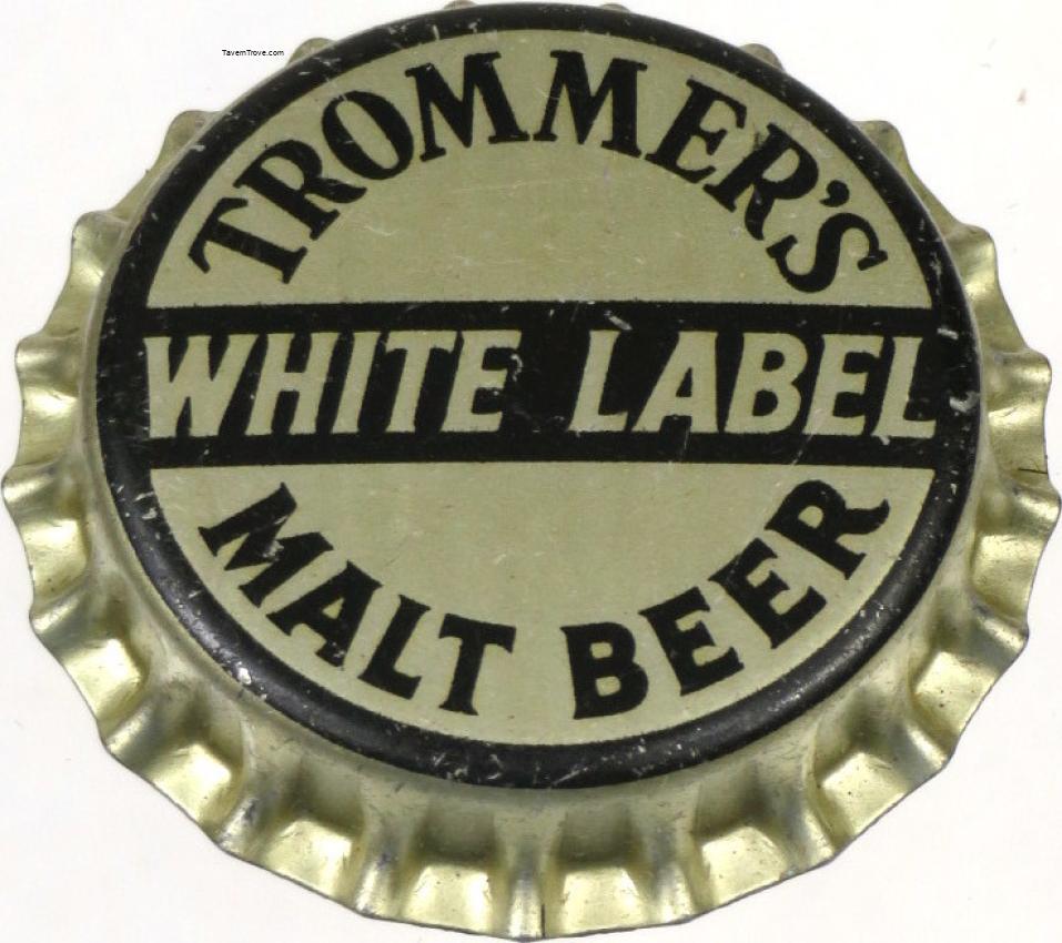 Trommer's White Label Malt Beer (metallic silver)