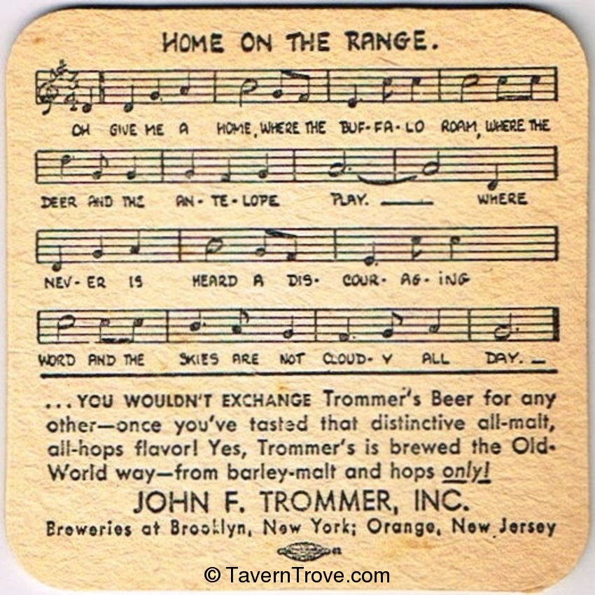 Trommer's Beer 