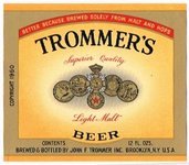 Trommer's Light Malt Beer