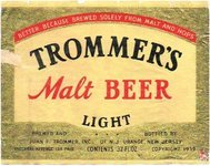 Trommer's Malt Beer 