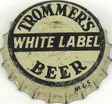 Trommer's White Label Beer 