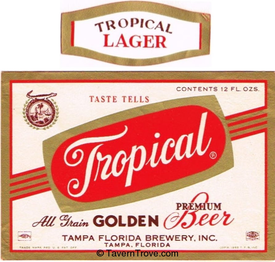 Tropical Golden Premium Beer