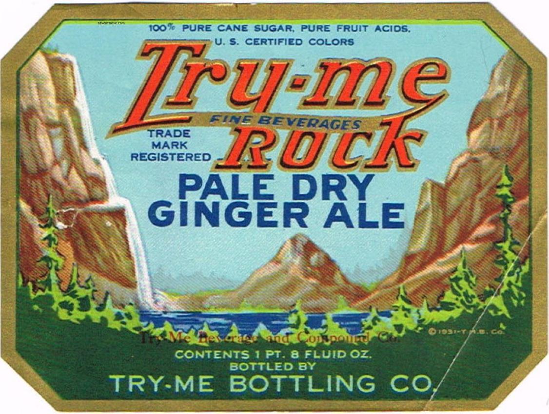 Try Me Rock Ginger Ale Birmingham Alabama