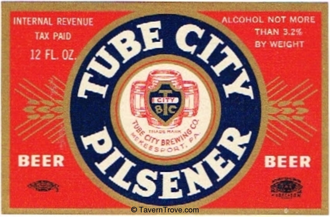 Tube City Pilsener Beer