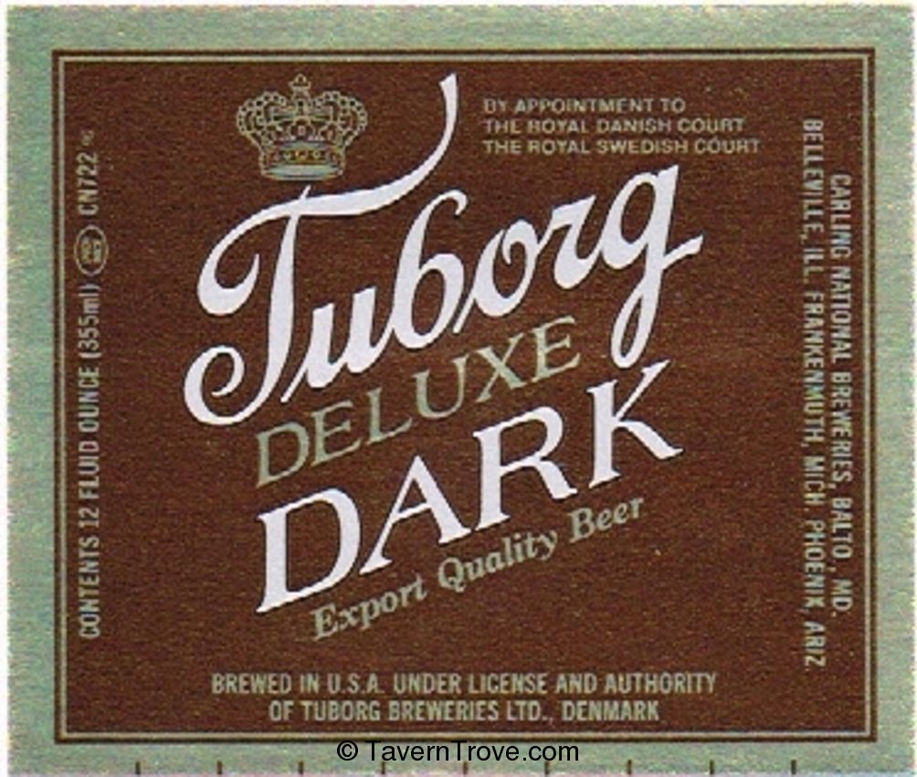 Tuborg Deluxe Dark Beer