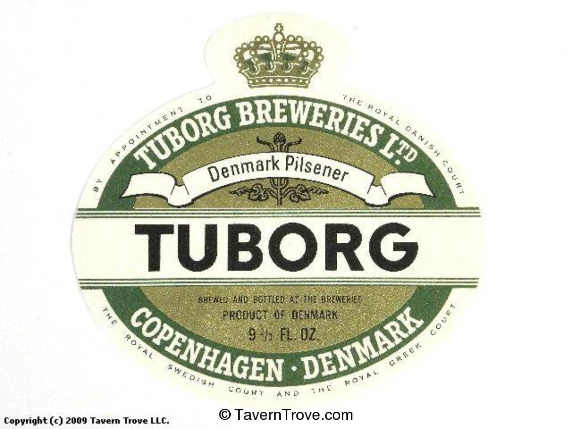Tuborg Denmark Pilsener