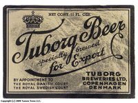 Tuborg Specially Brewed Beer