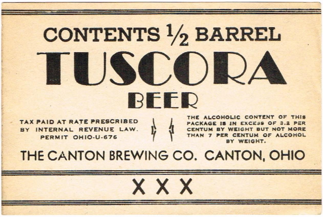 Tuscora Beer XXX